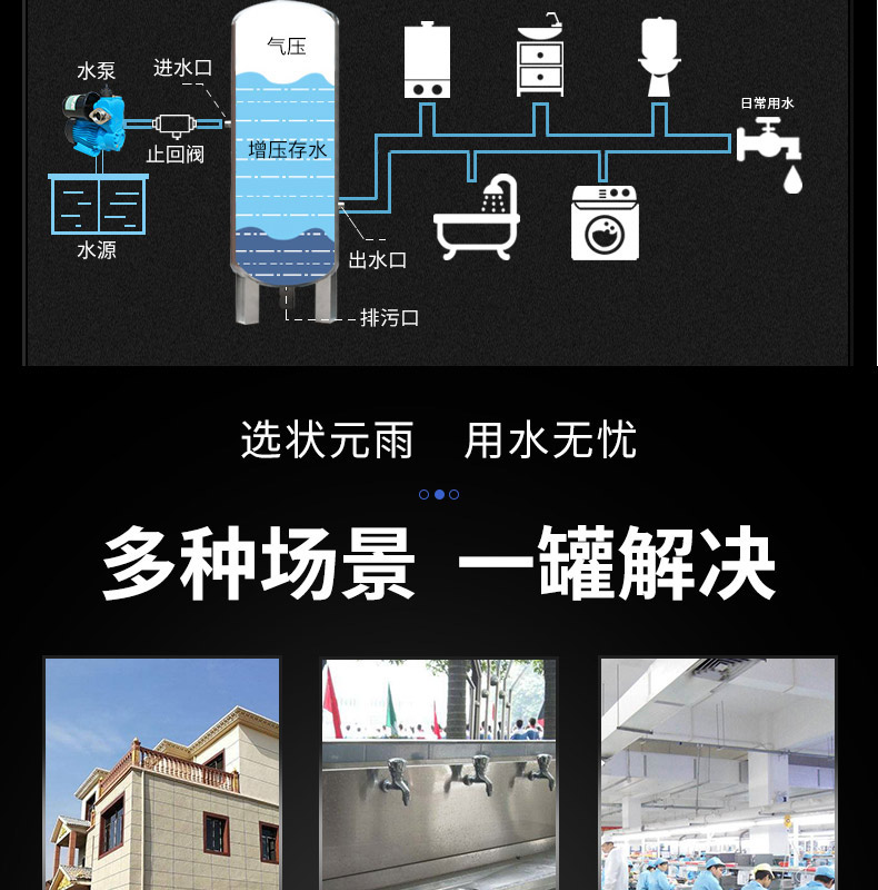 狀元雨-大容積臥式壓力罐